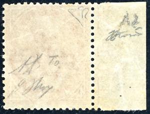 1863 - 10 cent. ocra arancio, De ... 