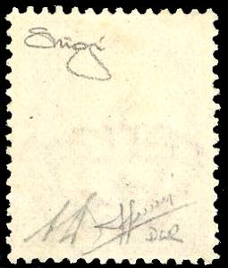 1863 - 40 cent. rosa carminio, De ... 