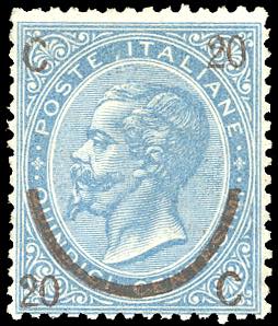 1865 - 20 cent. su 15 cent. Ferro di ... 