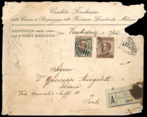 1920 - 1 lira Floreale, 40 cent. Michetti ... 