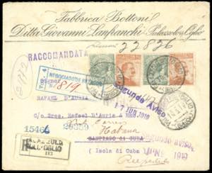 1919 - 5 cent. Leoni, 20 cent. Michetti ... 