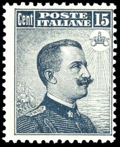 1909 - 15 cent. Michetti, II tipo (86), ... 
