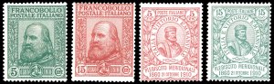 1910 - Garibaldi, serie completa (87/90), ... 