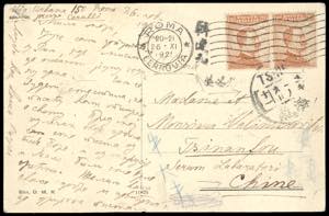 1921 - 20 cent. Michetti (109), coppia ... 