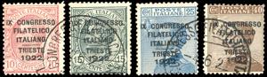 1922 - Congresso Filatelico, serie completa ... 