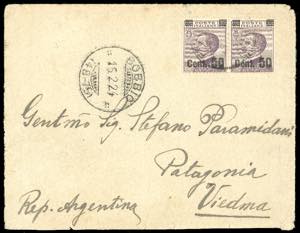 1924 - 50 cent. su 55 cent. Michetti (140), ... 