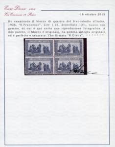 1926 - 1,25 lire San Francesco, ... 