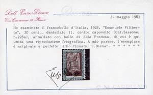 1928 - 30 cent. Emanuele ... 