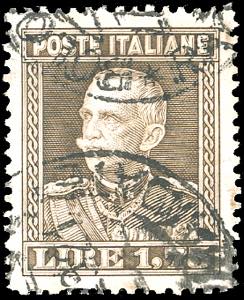 1929 - 1,75 lire bruno Vittorio Emanuele ... 