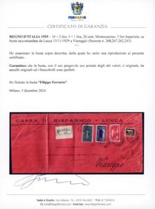 1929 - 10 + 2 lire, 5 + 1 lira, 20 ... 