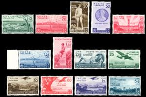 1936 - Orazio, serie completa (398/405+A), ... 