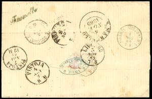 1860 - 20 cent. lilla rosa (28e), ... 