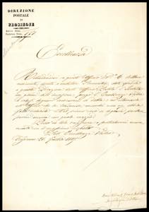 1867 - Lettera in franchigia dalla ... 