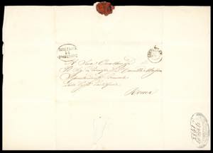 1867 - Lettera in franchigia dalla ... 