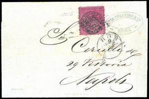 1870 - 20 cent. solferino (28), perfetto, su ... 