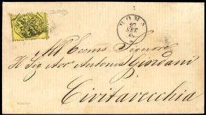 1870 - 40 cent. giallo limone (29), ... 