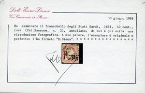 1851 - Prima emissione, serie ... 