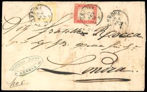 1861 - 80 cent. giallo limone olivastro, ... 