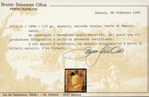 1859 - 1/2 grano arancio, II ... 