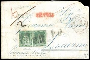 1851 - 4  crazie verde su grigio (6), ... 