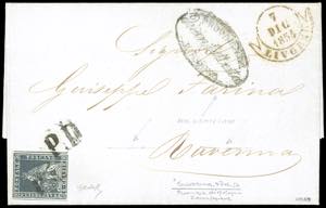 1854 - 6 crazie ardesia su grigio (7), ... 