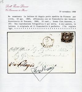 1860 - 10 cent. bruno (19), ... 