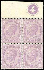 1866 - 60 cent. De La Rue, tiratura di ... 