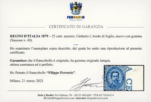1879 - 25 cent. Umberto I (40), ... 
