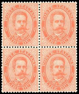 1879 - 2 lire Umberto I (43), ottima ... 