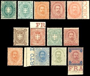 1879/97 - Piccolo insieme di esemplari del ... 