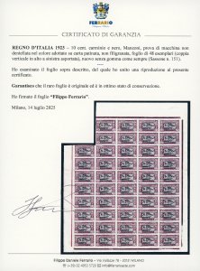 1923 - Manzoni, serie completa ... 