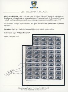 1923 - Manzoni, serie completa ... 