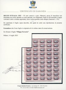 1923 - Manzoni, serie completa ... 