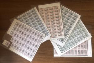 1923 - Manzoni, serie completa delle prove ... 