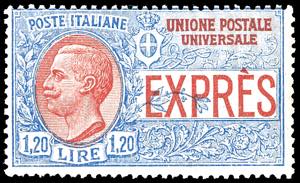 1922 - 1,20 lire, non emesso (8), gomma ... 