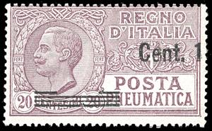 1927 - 15 cent. su 20 cent., solo Cent.1 e ... 