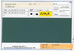 1913/25 - Le due emissioni, serie ... 