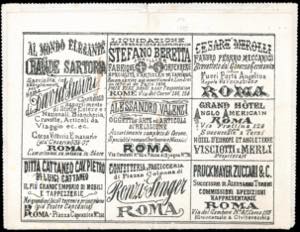 1887 - 8-8 su 10 cent., errore di ... 