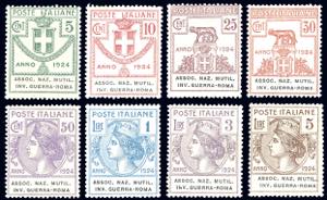 ASSOC.NAZ.MUTIL.INV.GUERRA-ROMA 1924 - Serie ... 