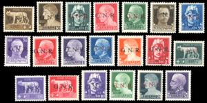 1944 - Soprastampati G.N.R., tiratura di ... 