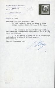 1944 - 50 lire, soprastampato ... 