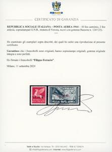 POSTA AEREA 1944 - Soprastampati ... 