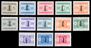SEGNATASSE 1944 - Soprastampati fascetto, ... 