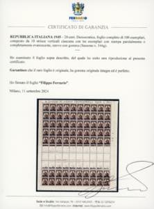 1945 - 20 cent. Democratica, ... 