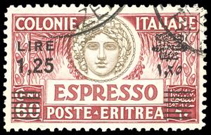 ESPRESSI 1935 - 1,25 lire su 60 cent. ... 