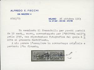 PACCHI POSTALI 1927/1935 - Fascio ... 