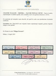 PACCHI POSTALI 1927/1935 - Fascio ... 