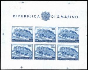 1951 - 200 lire UPU, foglietto (11), nuovo, ... 