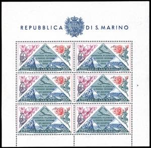 1952 - 200 lire Fiori-Giornata Filatelica, ... 