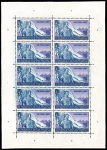 1948 - 100 lire Lavoro, minifoglio (9), ... 